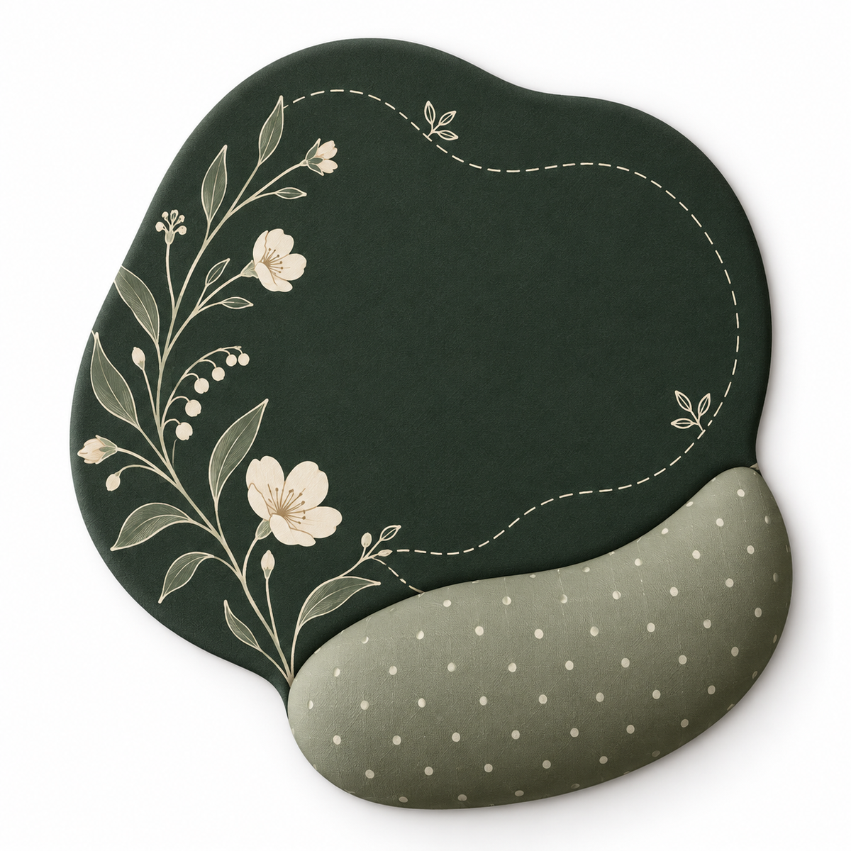 Botanical Pattern Desk Mouse Pad