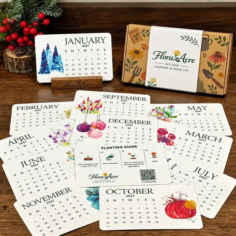 🌱 Eco-Friendly Plantable Calendar 2027 — 50% OFF