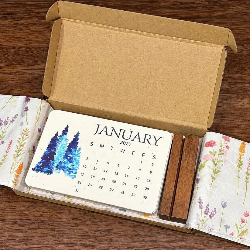 🌱 Eco-Friendly Plantable Calendar 2027 — 50% OFF