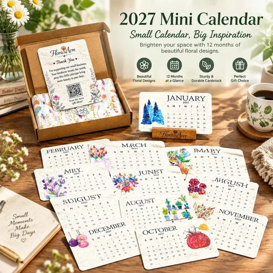 🌱 Eco-Friendly Plantable Calendar 2027 — 50% OFF
