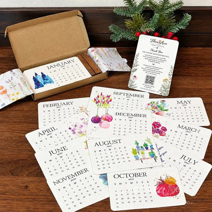 🌱 Eco-Friendly Plantable Calendar 2027 — 50% OFF
